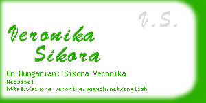 veronika sikora business card
